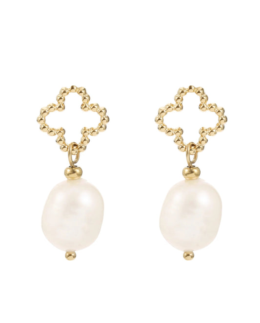 Oorhanger met parel By Jam