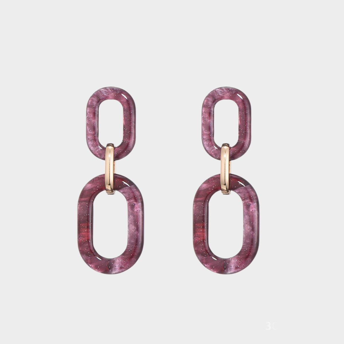 Oorhanger donkerrood