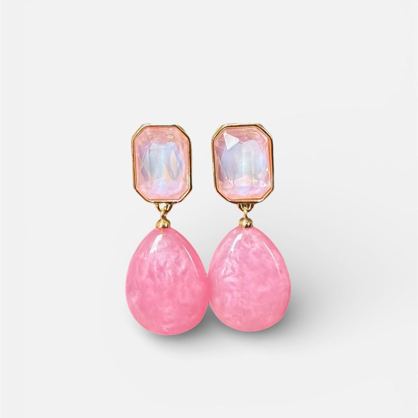 Oorhanger Lizy - roze