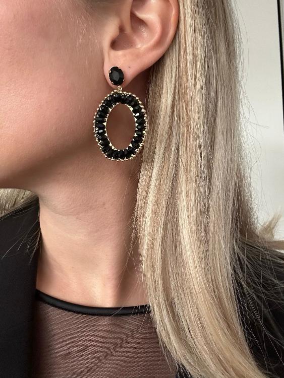 Oorhanger Evy zwart