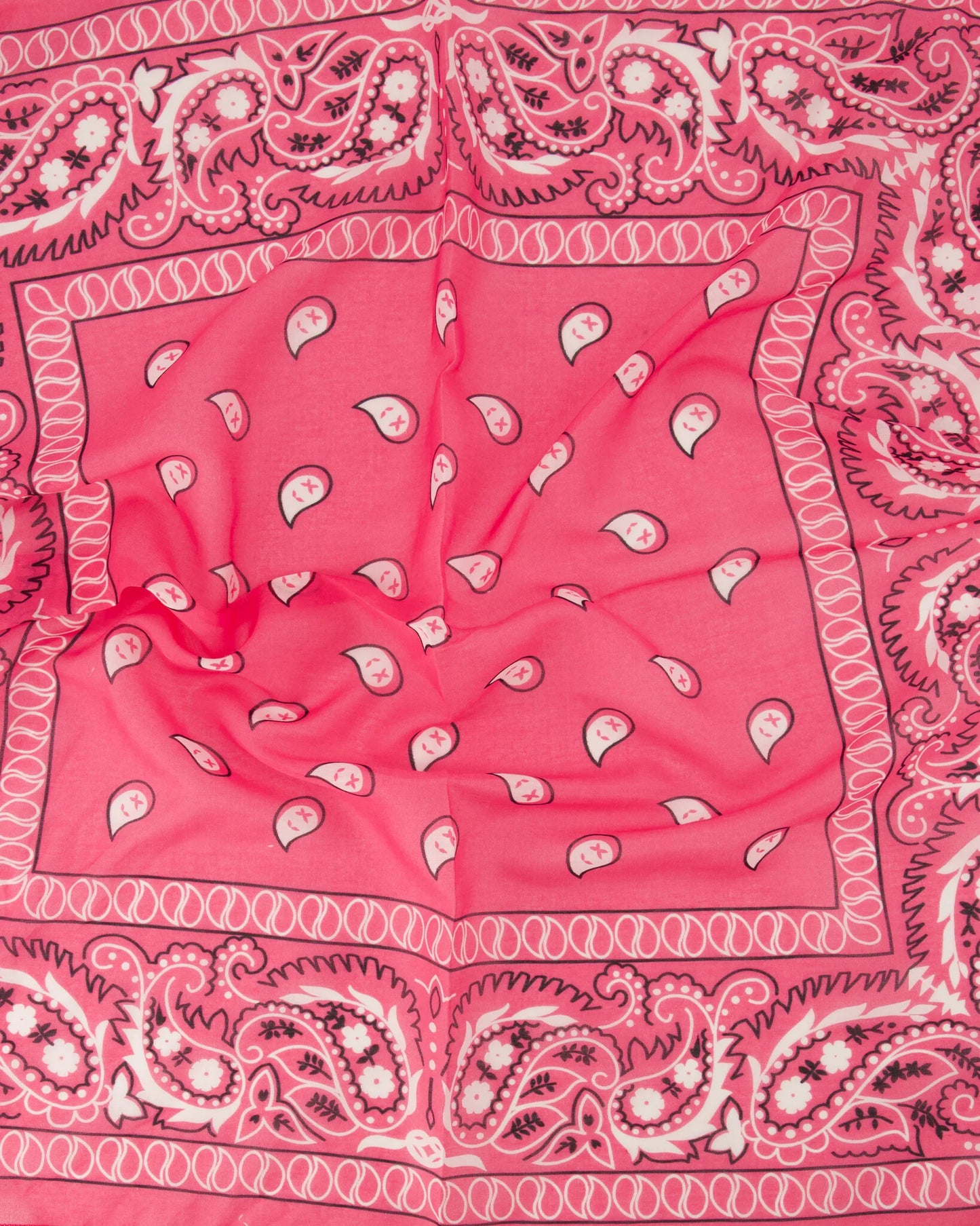 Sjaal met print Astrid - Fuchsia