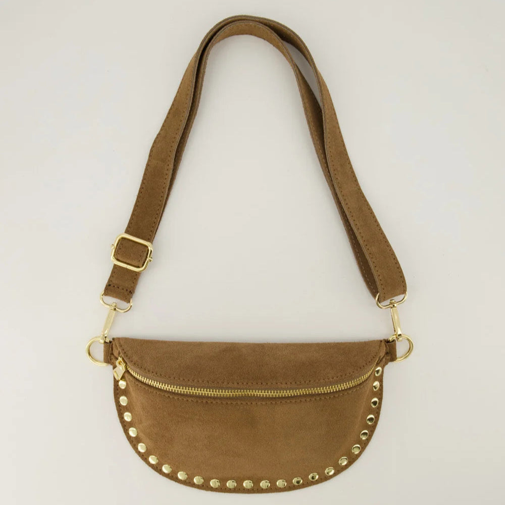 Suede heuptas taupe