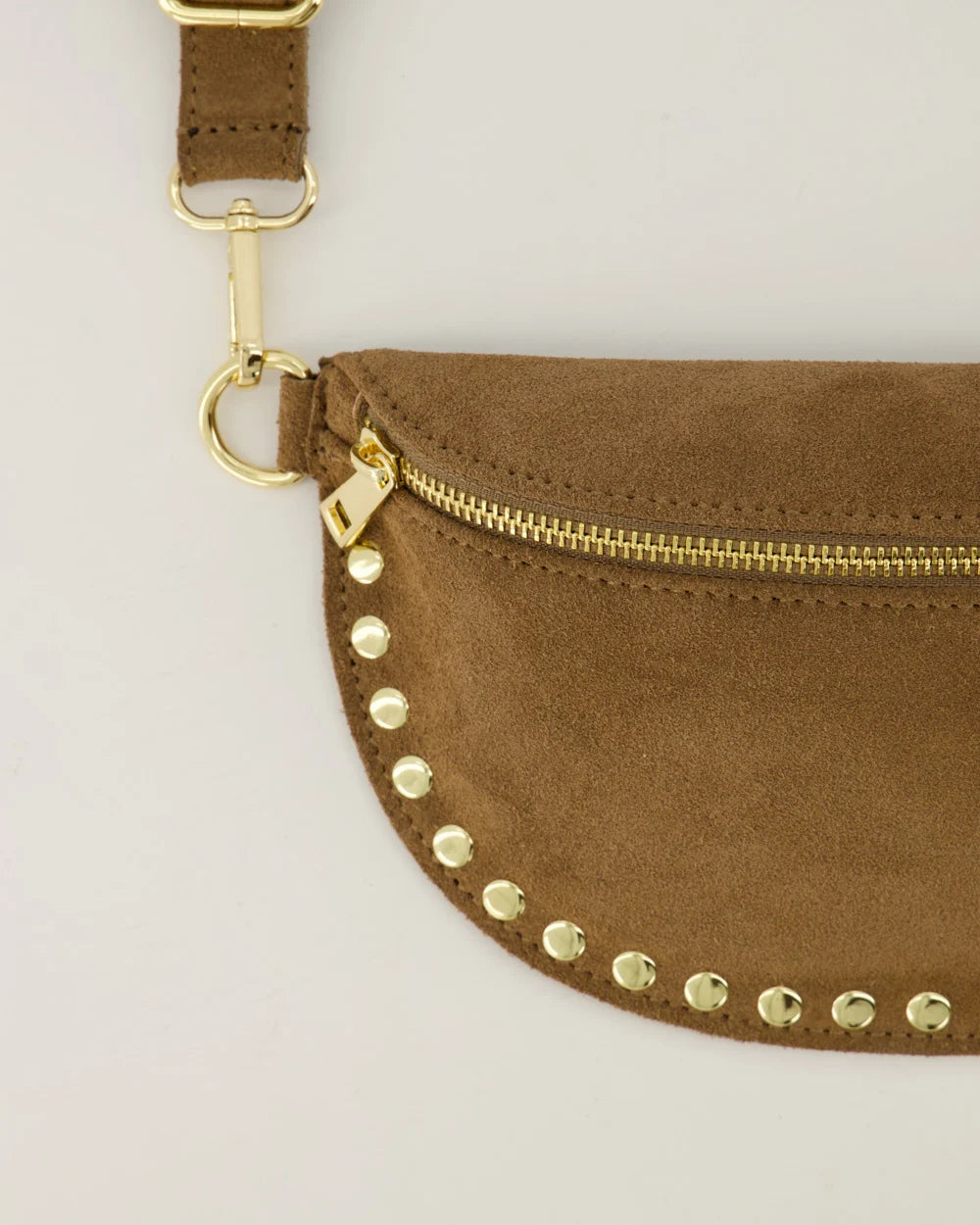 Suede heuptas taupe