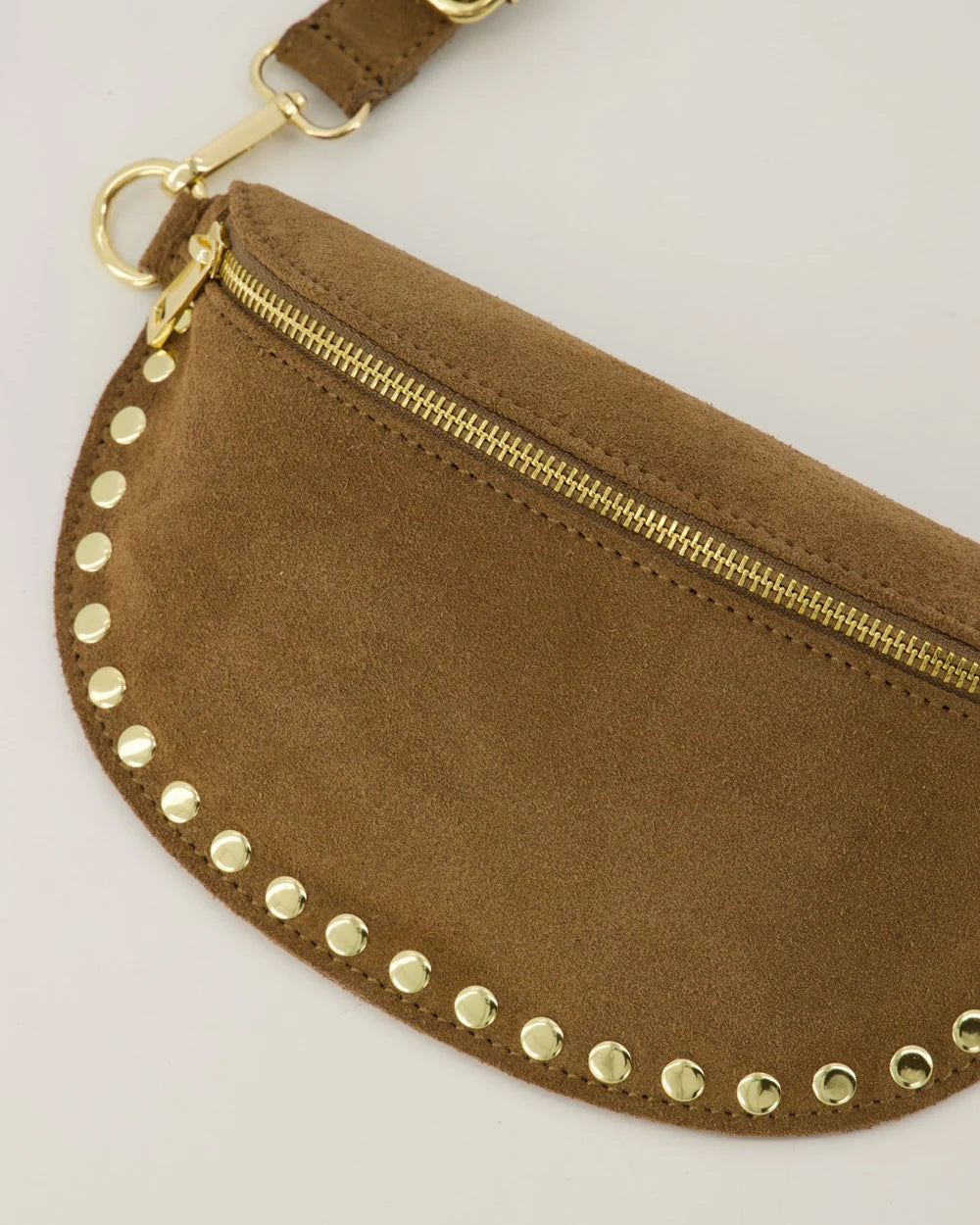 Suede heuptas taupe
