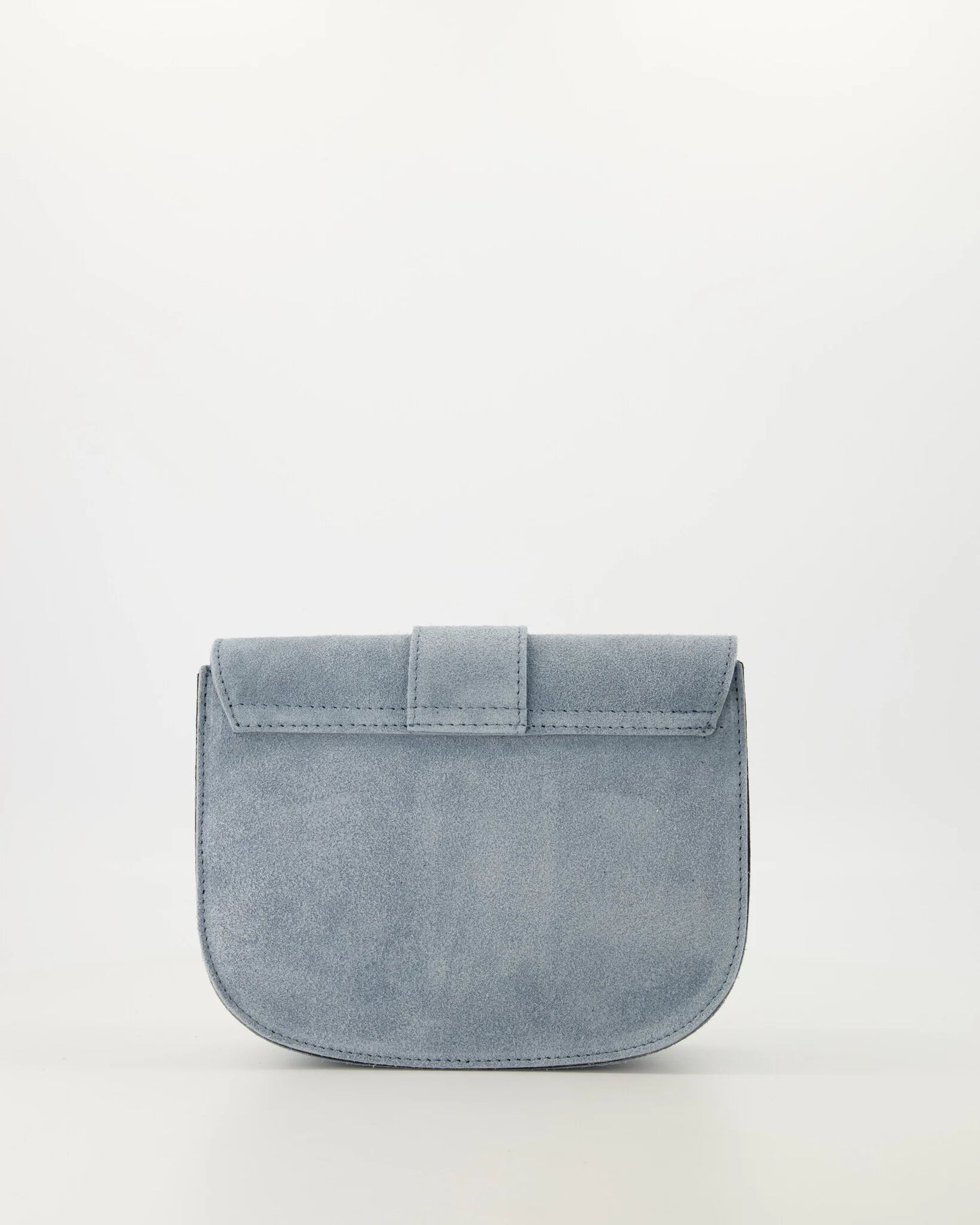 Suede crossbodytas Maan - jeansblauw