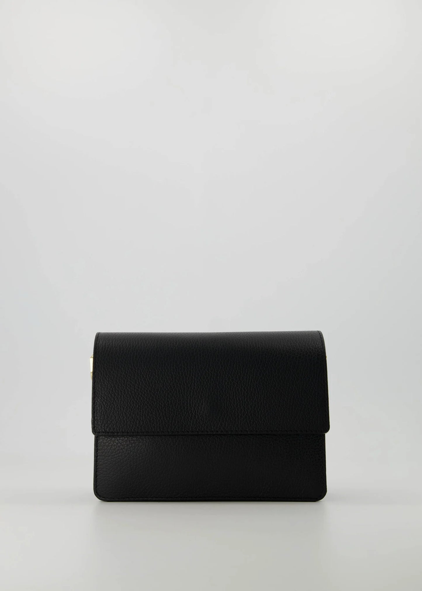 Leren crossbody tas Alicia - zwart