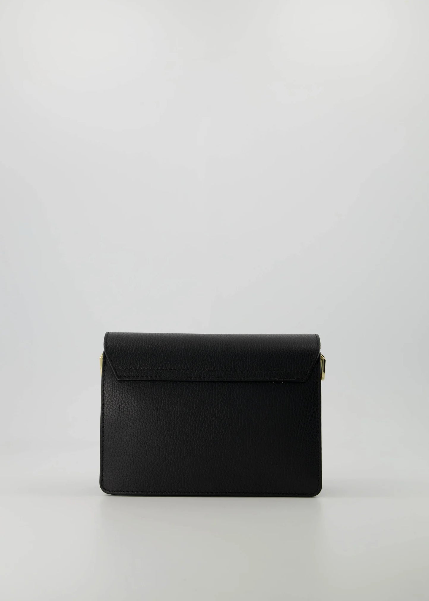Leren crossbody tas Alicia - zwart
