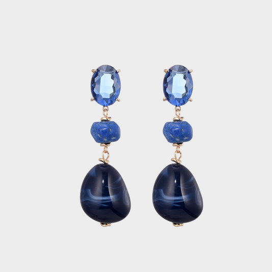 Oorhanger Ann blauw
