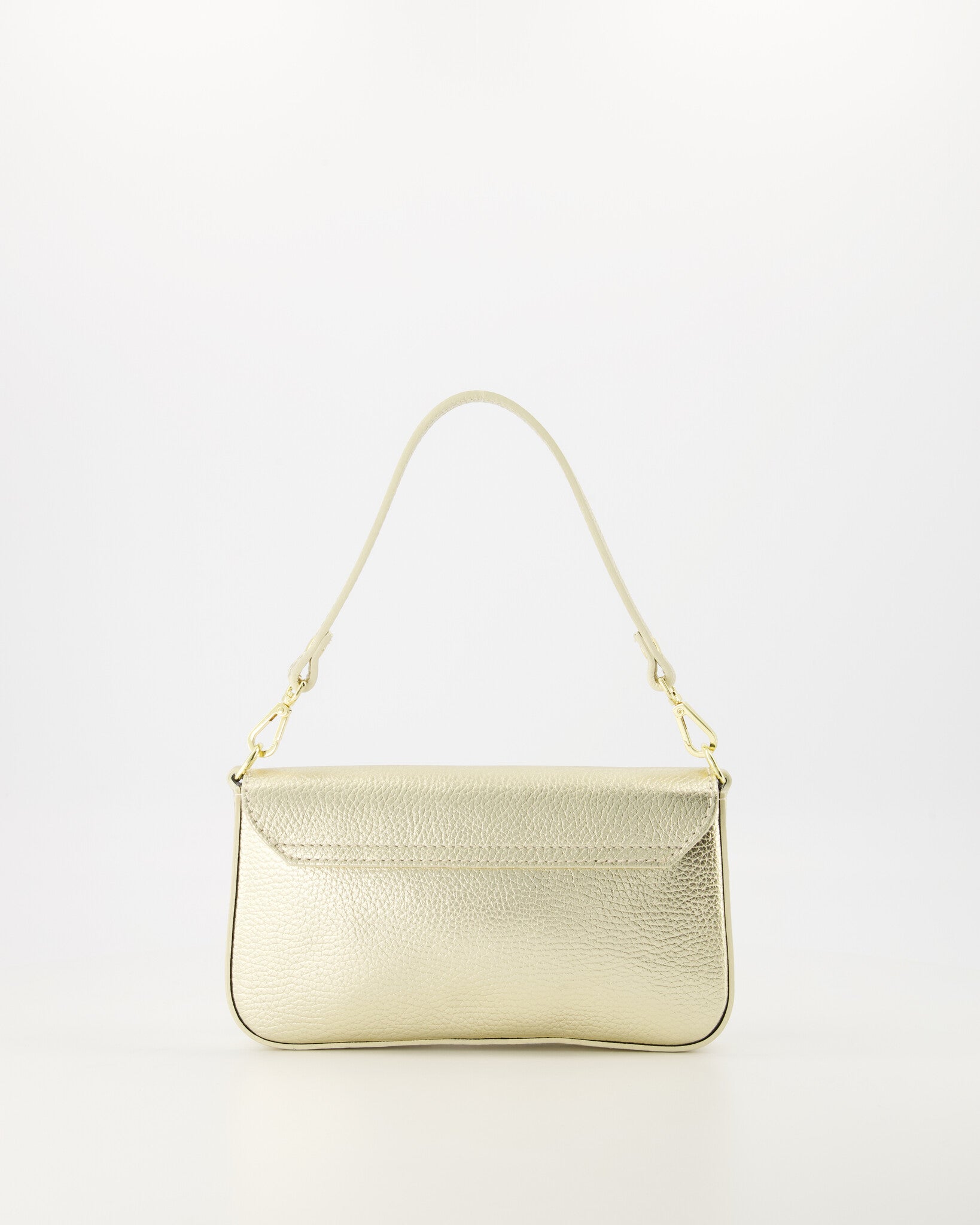 Leren crossbody tas Brandy - goud