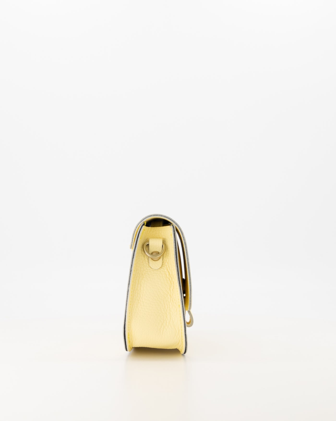 leren crossbody tas zachtgeel flora