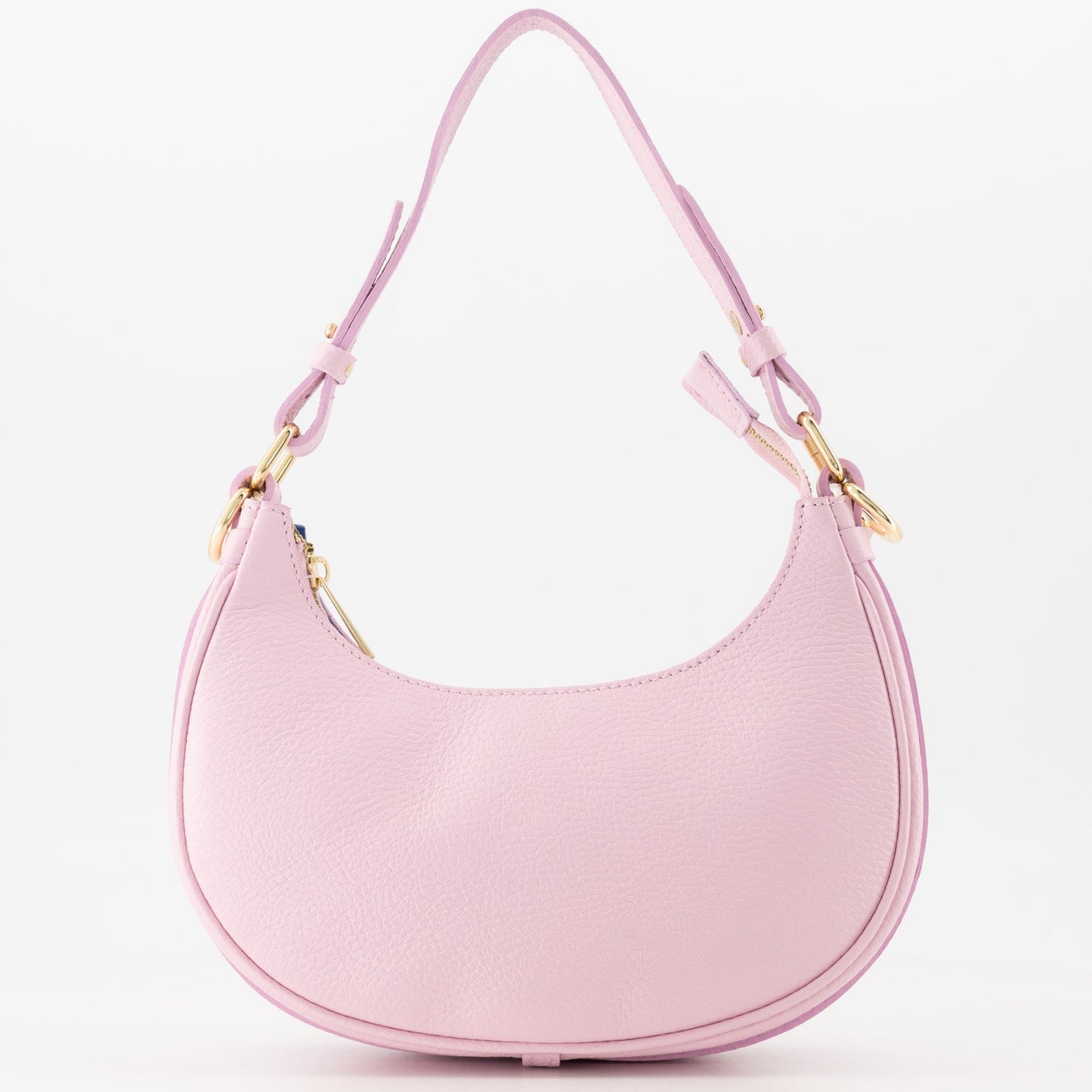 Leren crossbody tas Gwyneth - lichtroze