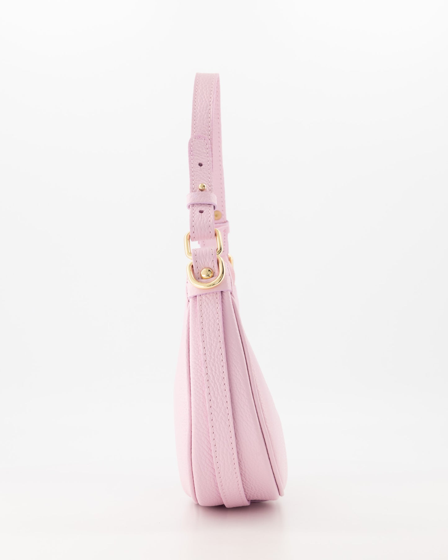 Leren crossbody tas Gwyneth - lichtroze