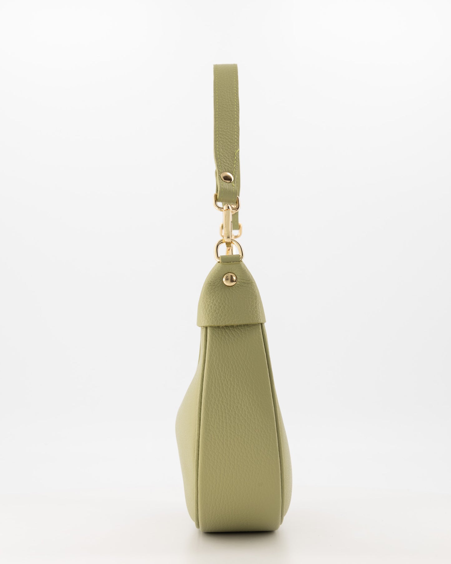 Leren crossbody tas Kyra - mosgroen