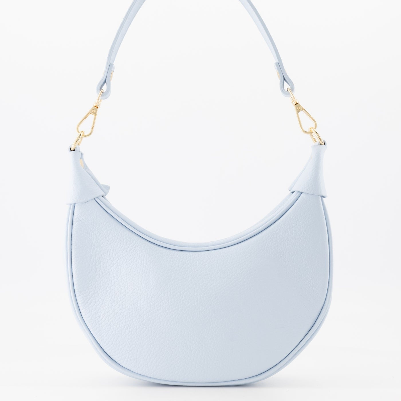 Leren crossbody tas Kyra - lichtblauw