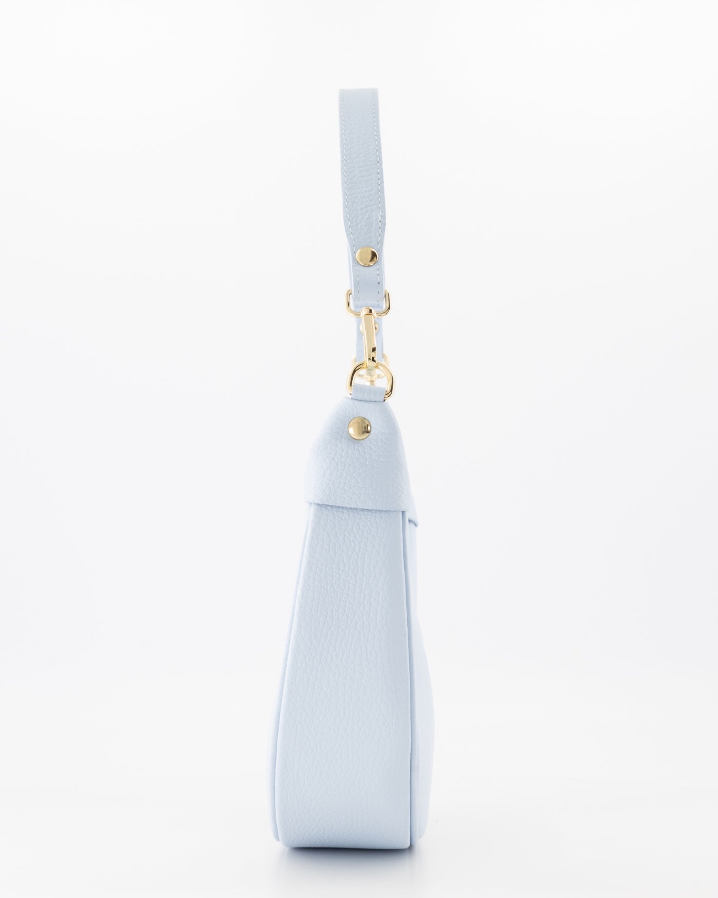 Leren crossbody tas Kyra - lichtblauw
