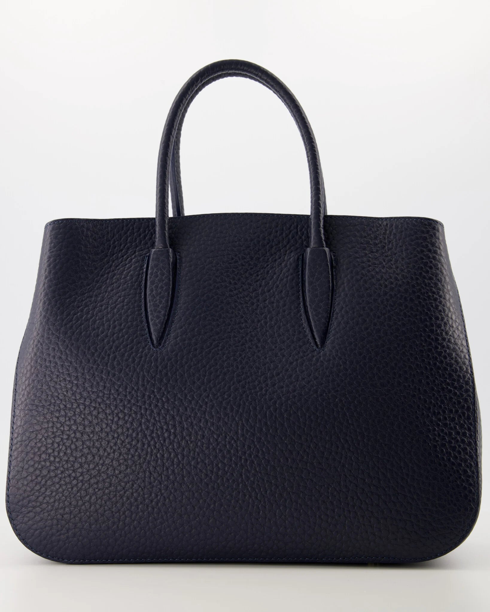 Leren handtas of schoudertas Bara donkerblauw