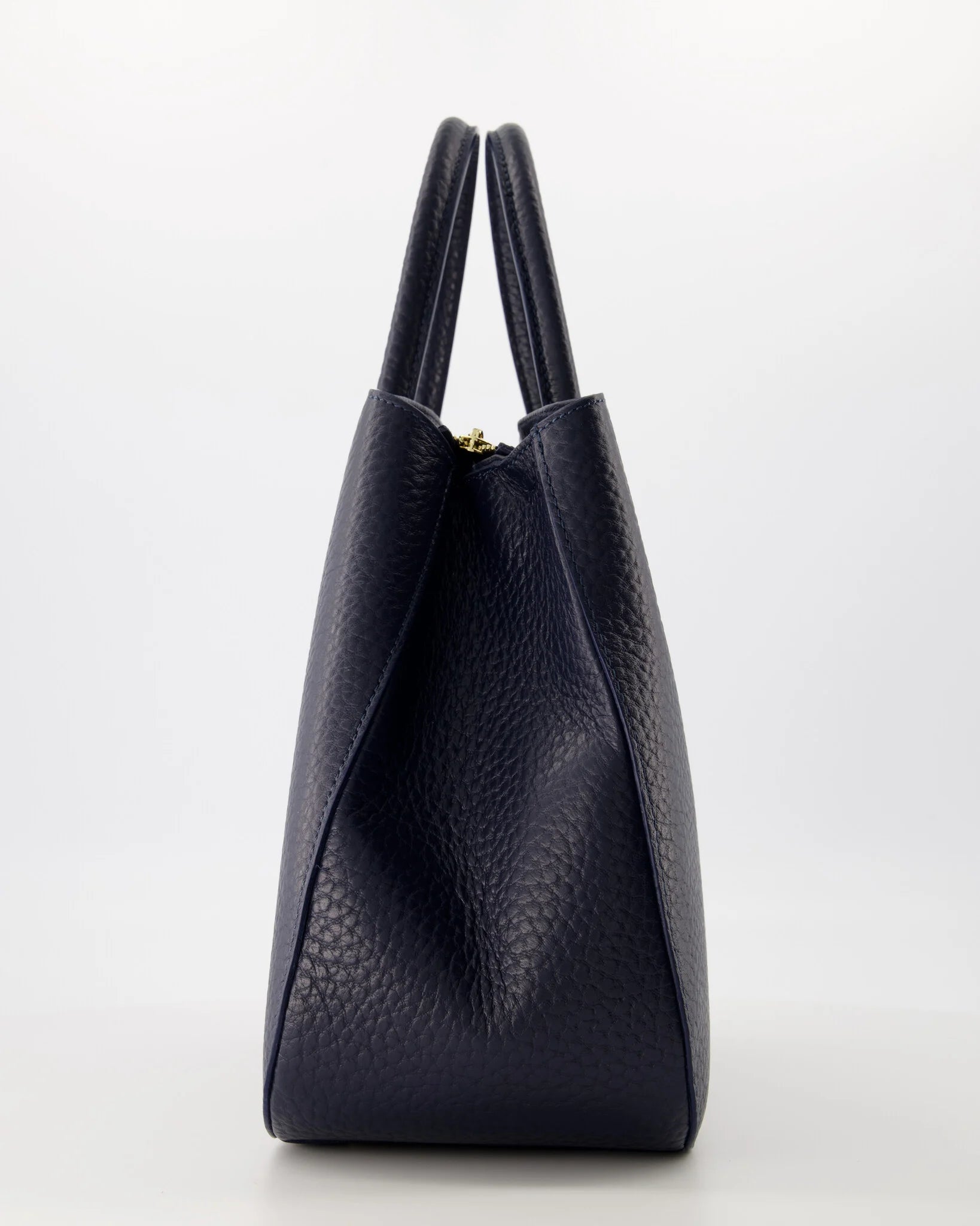 Leren handtas of schoudertas Bara donkerblauw