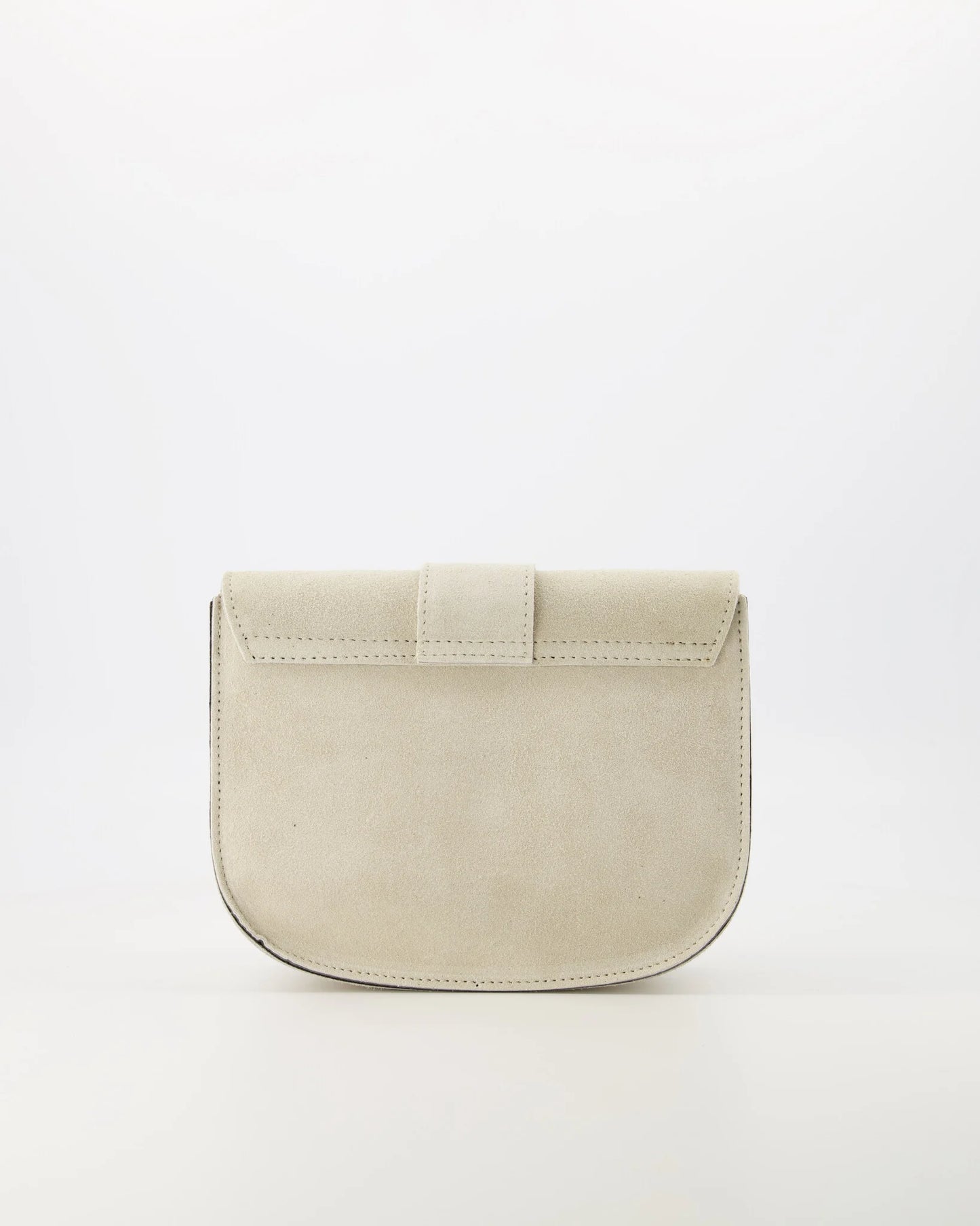 Leren tas Maan - Suede - Ecru