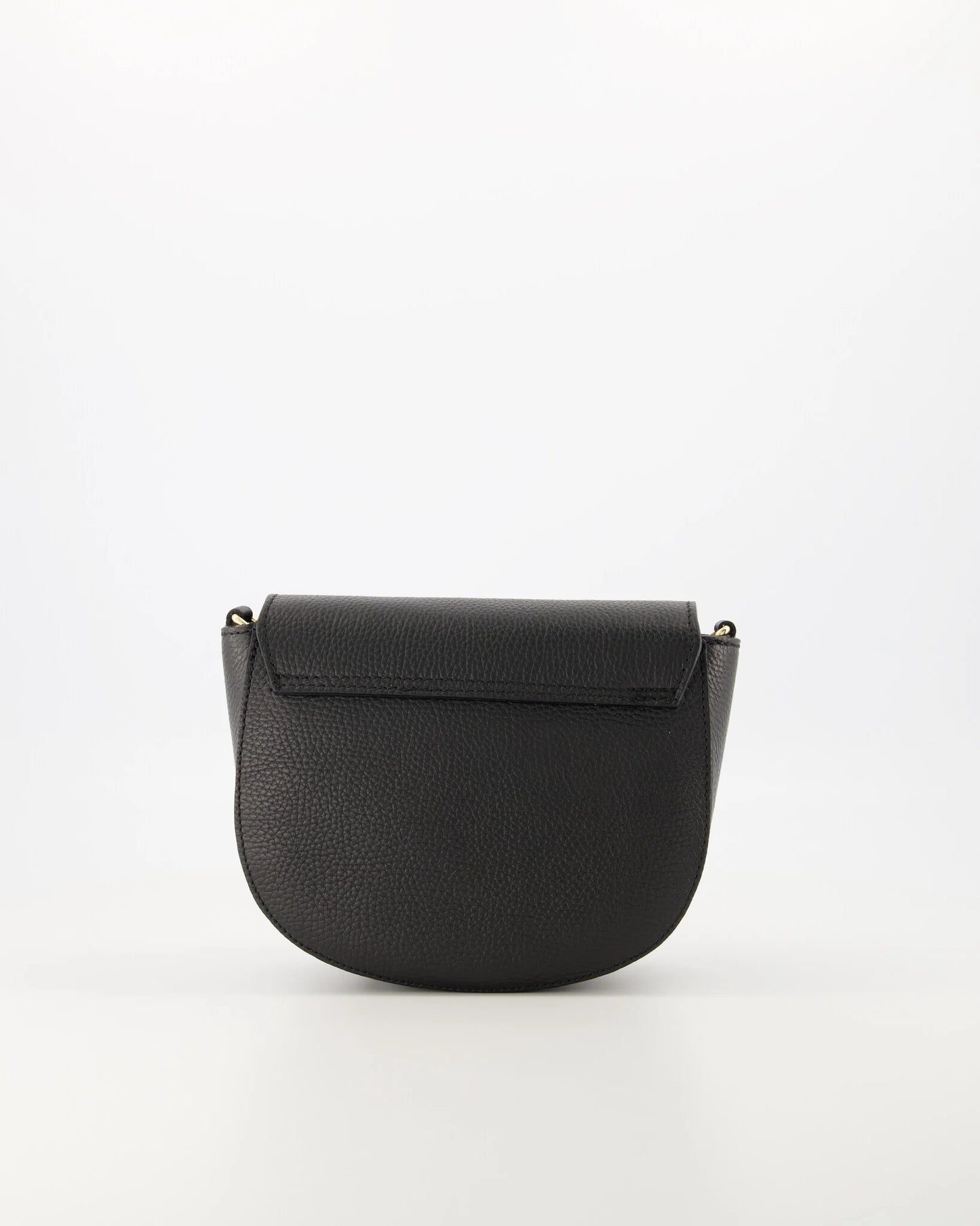 Leren crossbody tas Sevy zwart