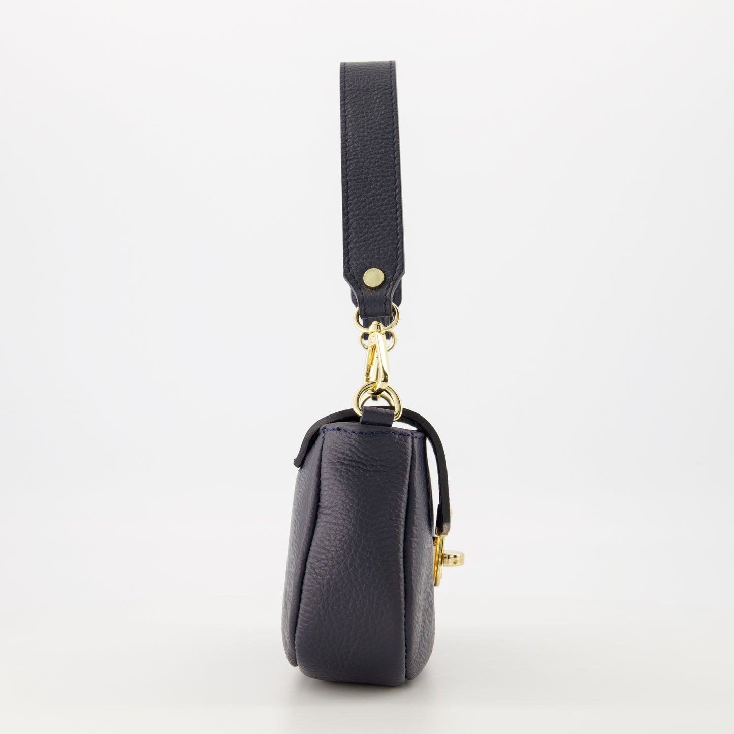 Leren crossbody tas Marissa donkerblauw