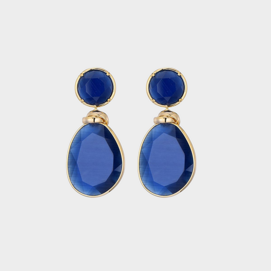 Oorhanger Evy blauw