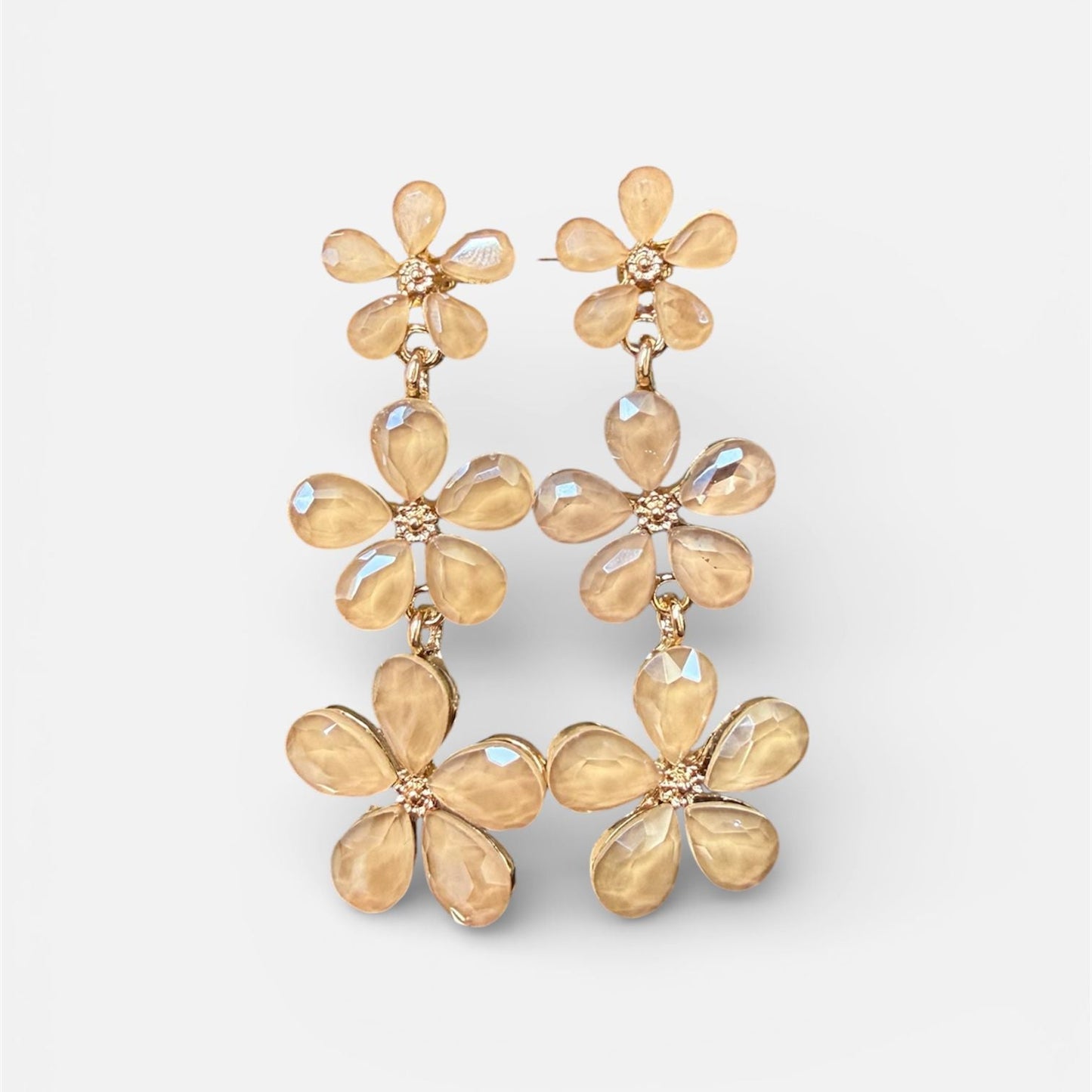 Oorhanger Daisy beige
