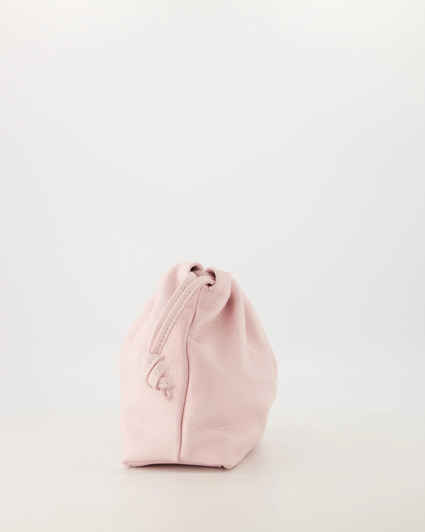 Leren crossbody tas Arela - lichtroze
