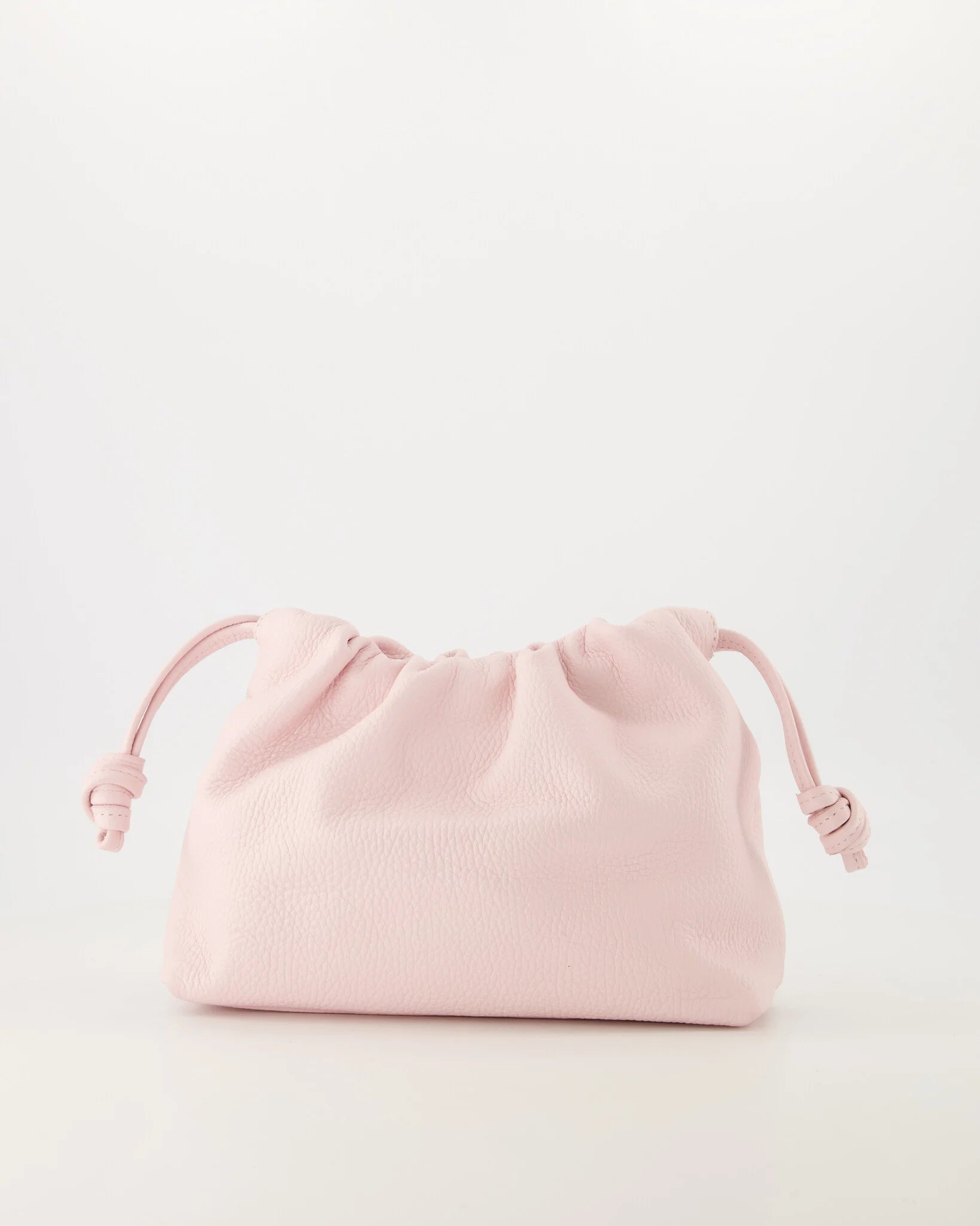 Leren crossbody tas Arela - lichtroze