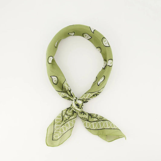 bandana sjaaltje olijfgroen