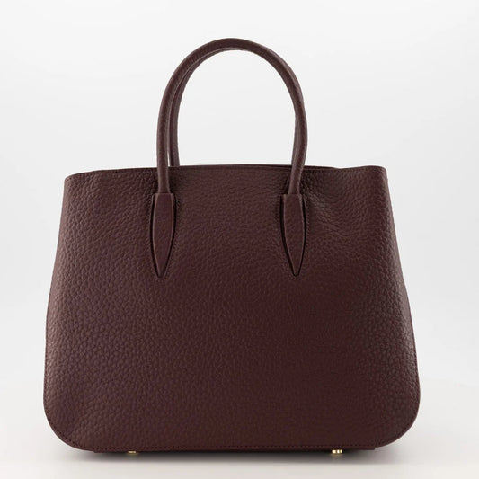 Leren handtas Bara Bordeaux