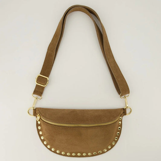 Suede heuptas taupe