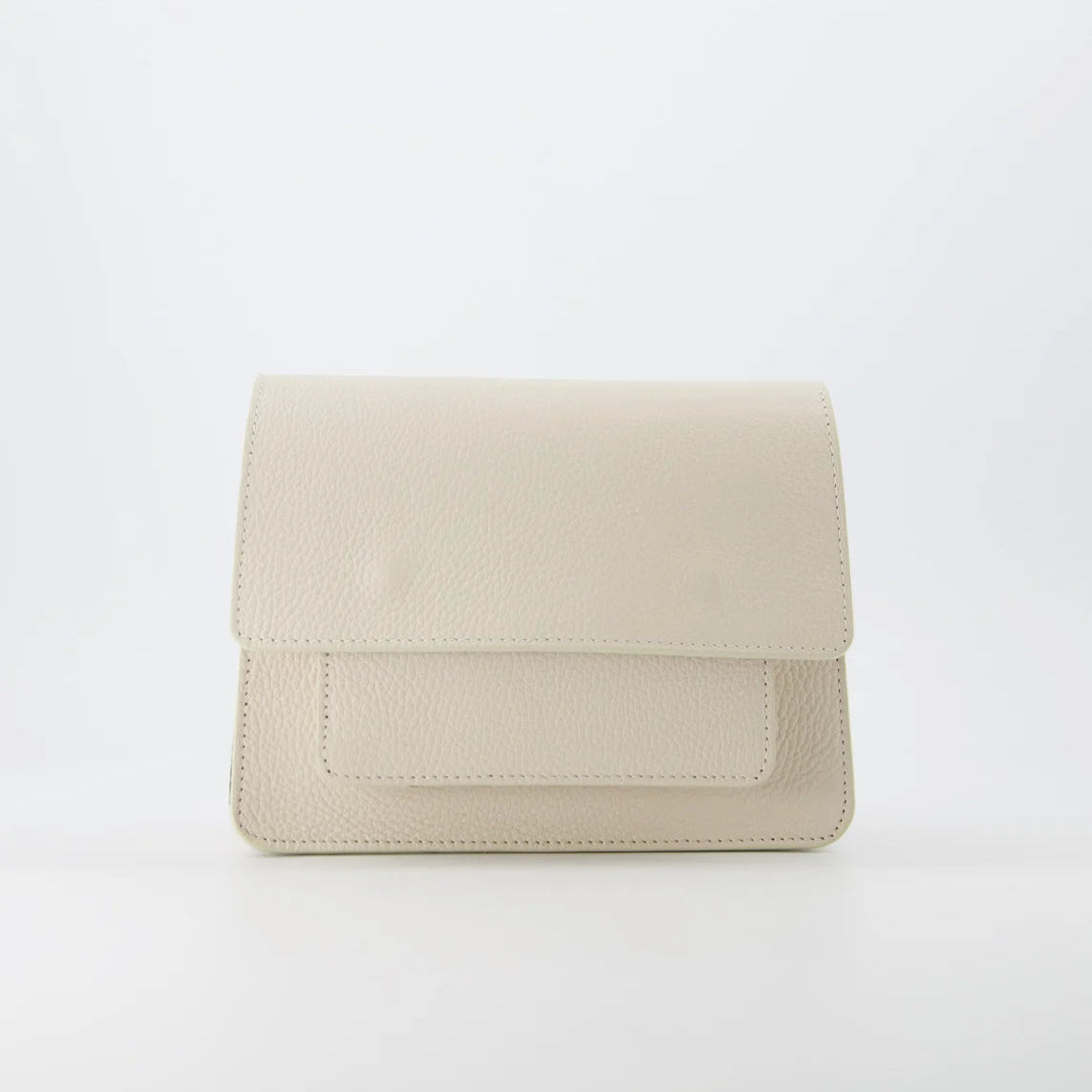 Leren tas fenna ecru