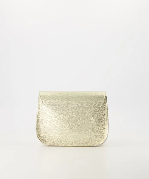 Leren tas Flora - Classic Grain - Goudkleurig