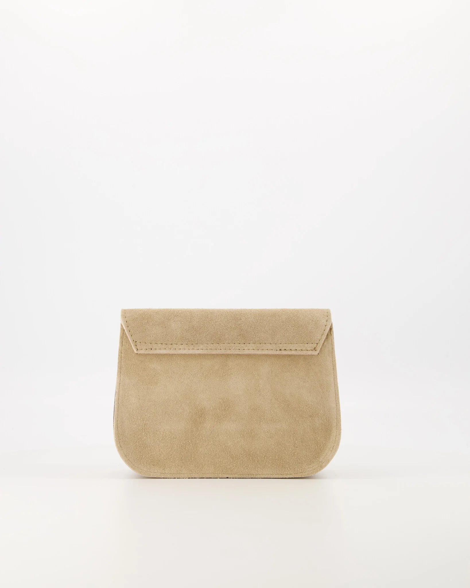 Suede crossbody tas Flora - zand