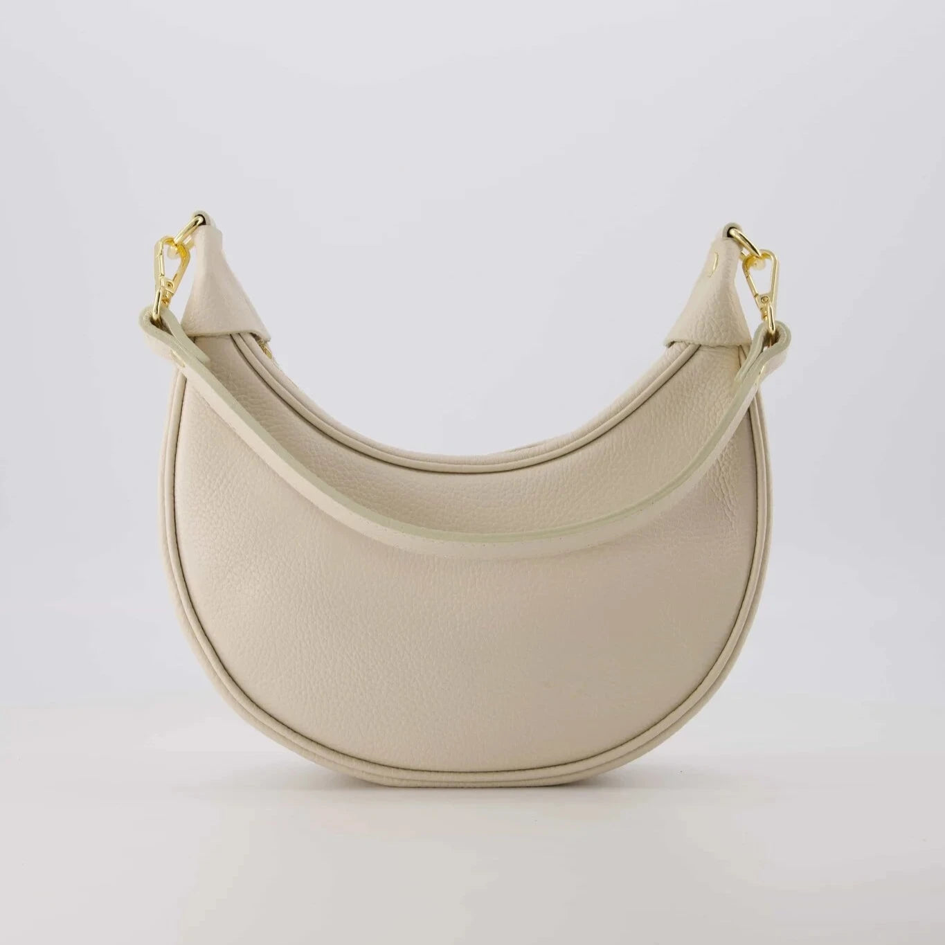 Leren tas Kyra - Ecru