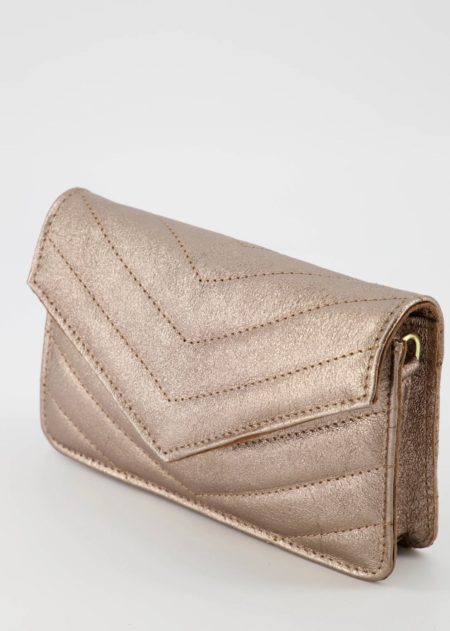 Laurie - Metallic - Crossbodytassen - Bruin - Brons - Goudkleurig