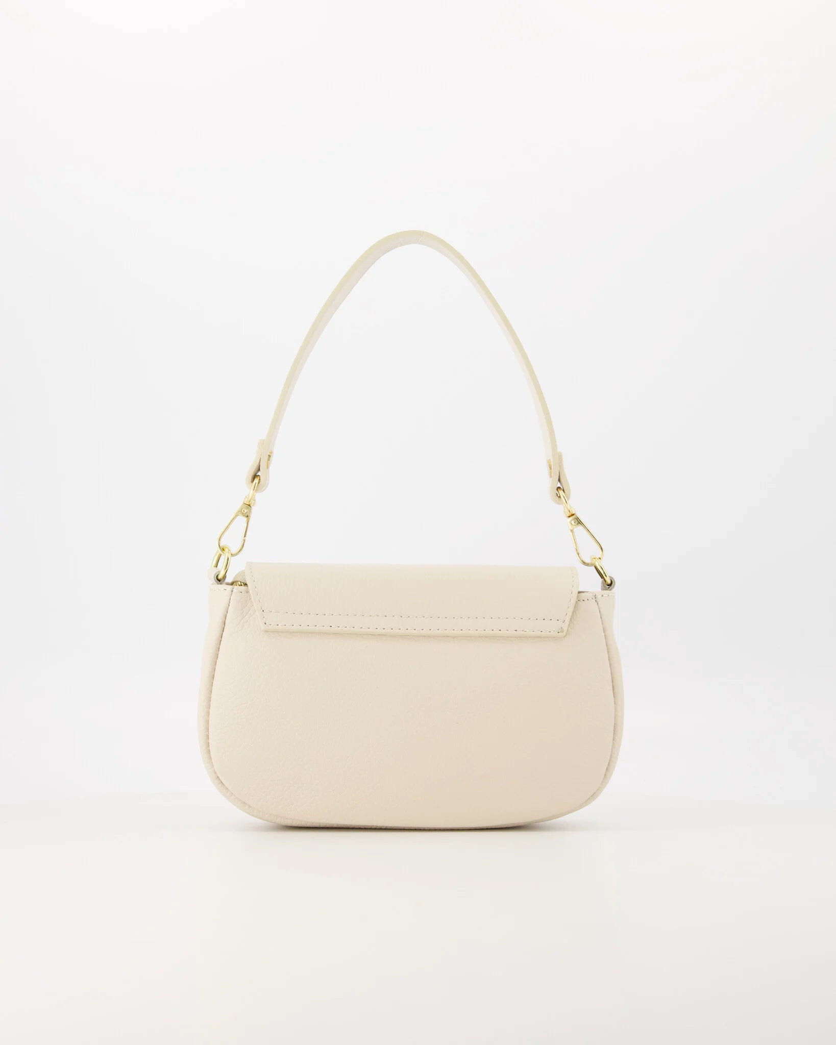 Leren crossbody tas Marissa Ecru 