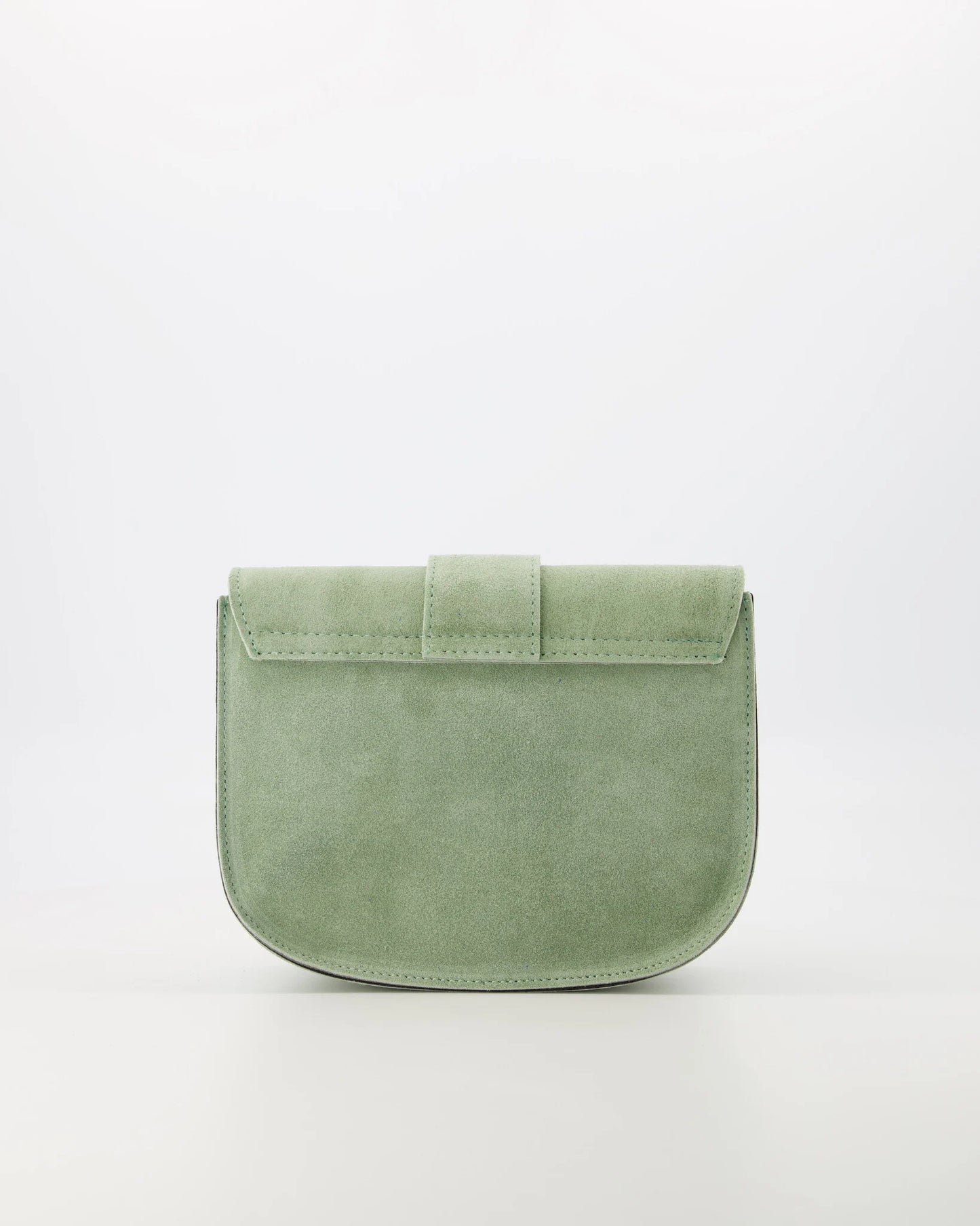 Suede tas Maan - Mintgroen