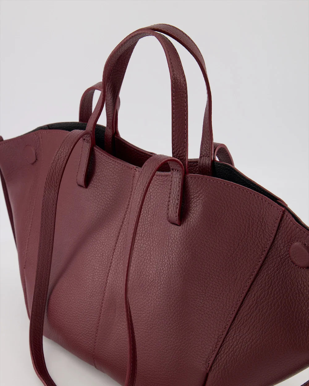 Leren handtas Martha - bordeaux