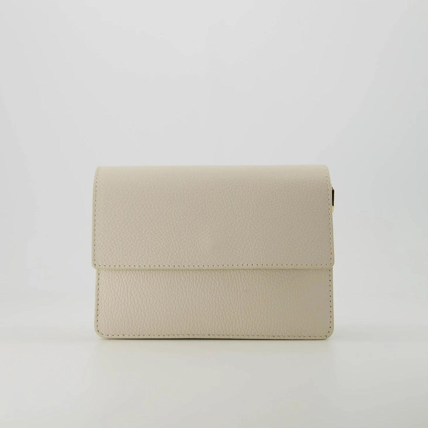 Leren crossbodytas Alicia - ecru 