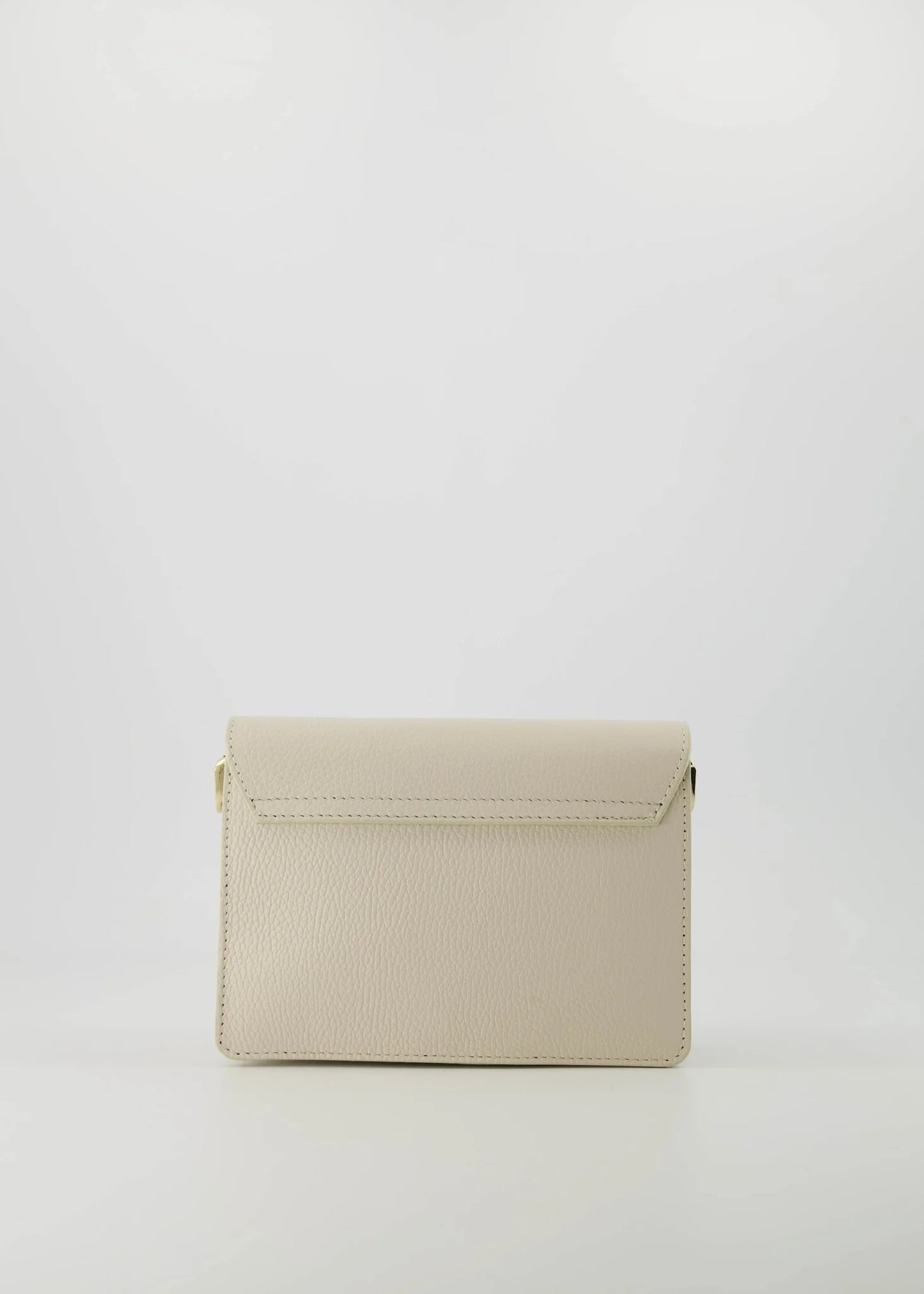 Leren crossbodytas Alicia - ecru 