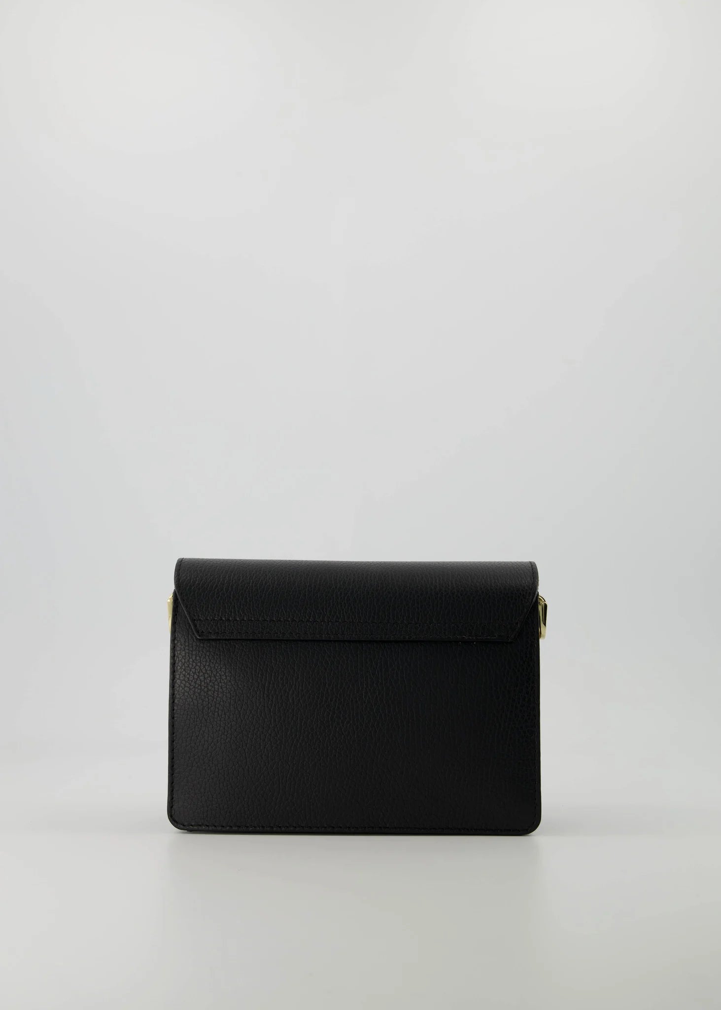 Leren crossbody tas Alicia - zwart